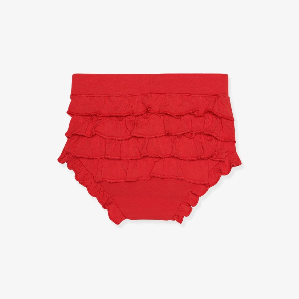 Posh Peanut Red Ruffled Bottoms